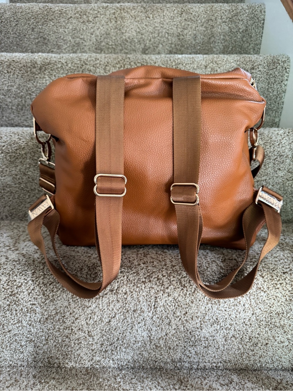 Fawn Design Vegan Leather Diaper Bag - Picture 5 of 8